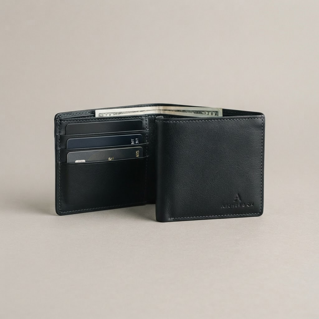 Billetera de Cuero Slim